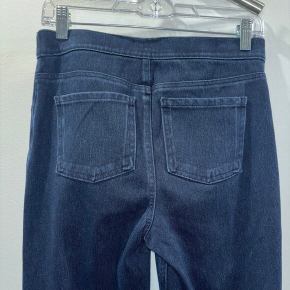 SPANX ShapeEveryWear Ankle Skinny Jeans Dark Wash|Sz Medium 8/10 Pull-On Stretch - Picture 6 of 13
